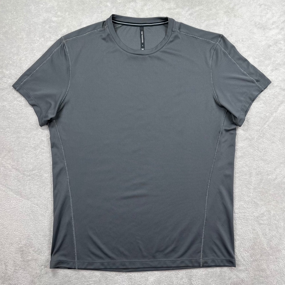 Ten Thousand Lightweight Shirt Mens Large Gray Performance Training Running Gym